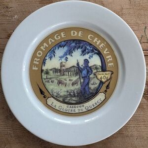 EUC Restoration Hardware "Fromage de Chèvre" cheese plate.